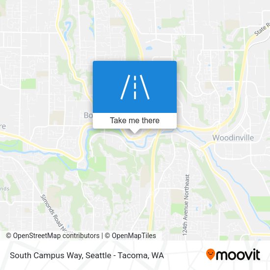 Mapa de South Campus Way