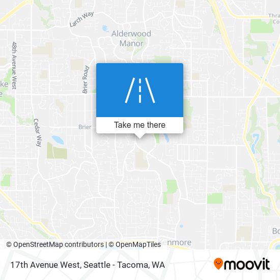 Mapa de 17th Avenue West