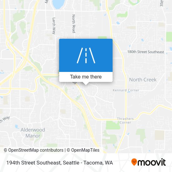 194th Street Southeast map