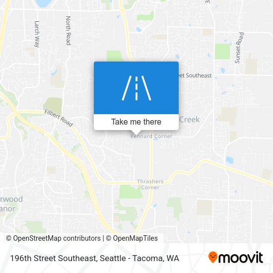 196th Street Southeast map