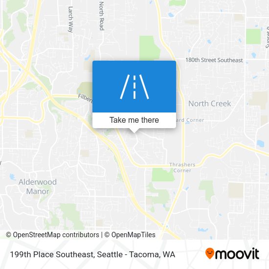 Mapa de 199th Place Southeast