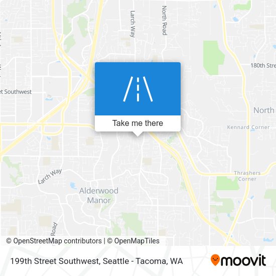 199th Street Southwest map