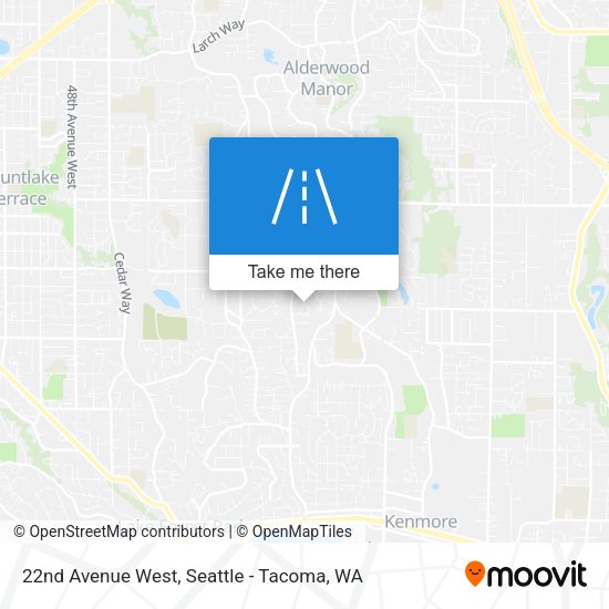 Mapa de 22nd Avenue West