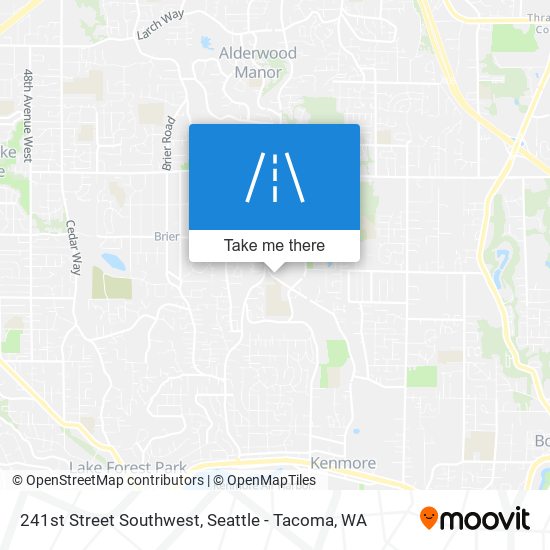 241st Street Southwest map