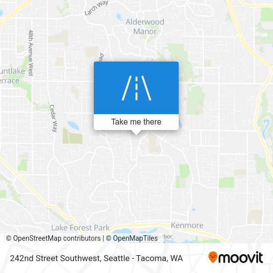 Mapa de 242nd Street Southwest