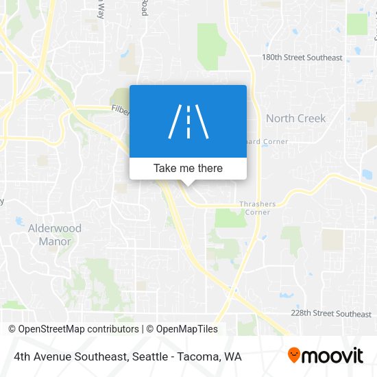 4th Avenue Southeast map