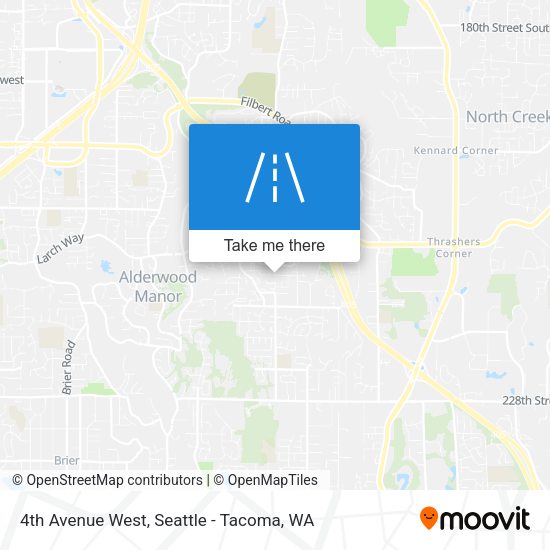 Mapa de 4th Avenue West
