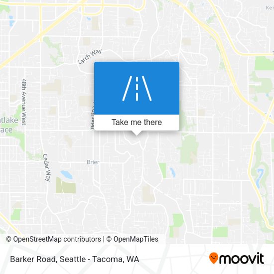 Mapa de Barker Road