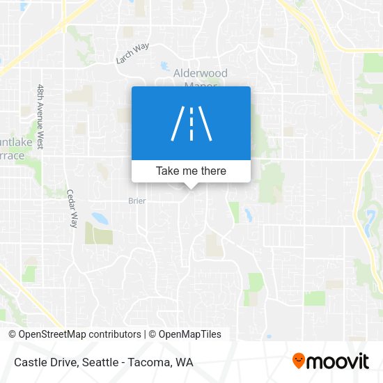 Castle Drive map