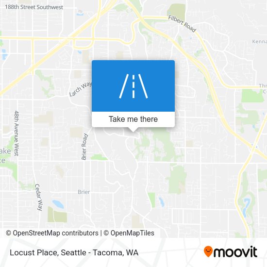 Locust Place map