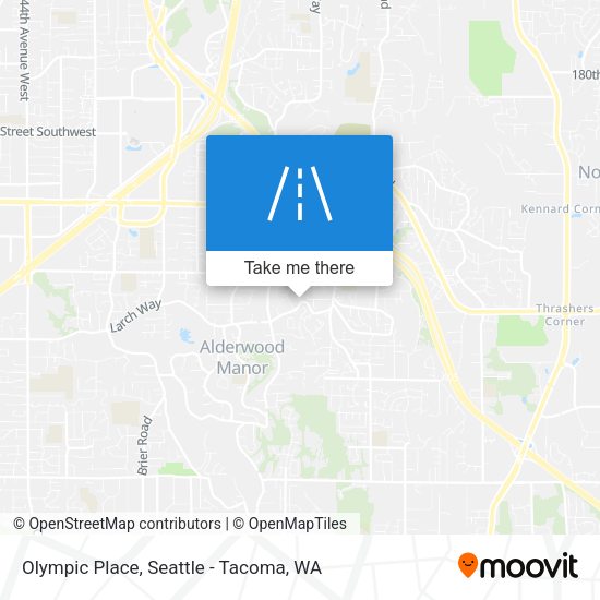 Olympic Place map
