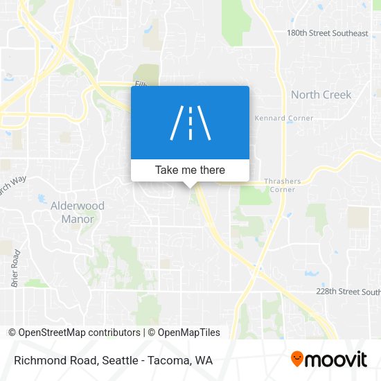 Richmond Road map
