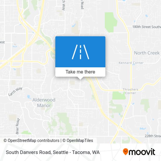South Danvers Road map