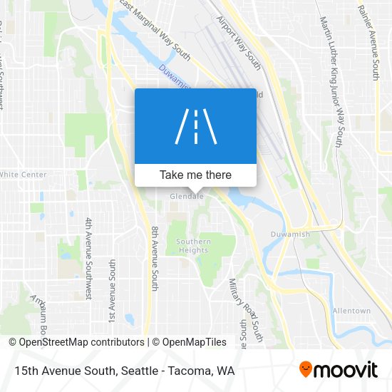 15th Avenue South map
