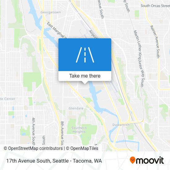 17th Avenue South map