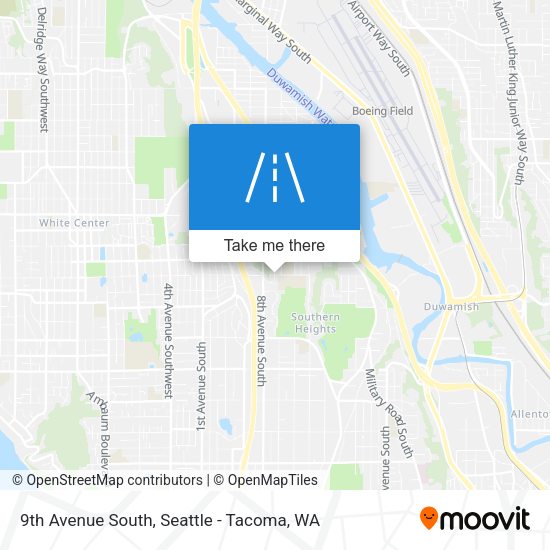 9th Avenue South map