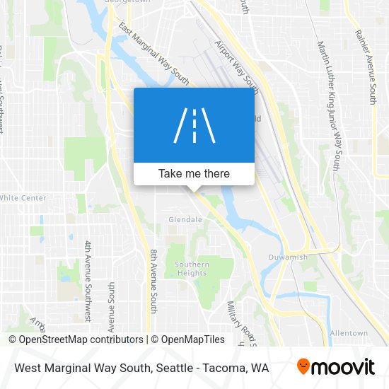 West Marginal Way South map
