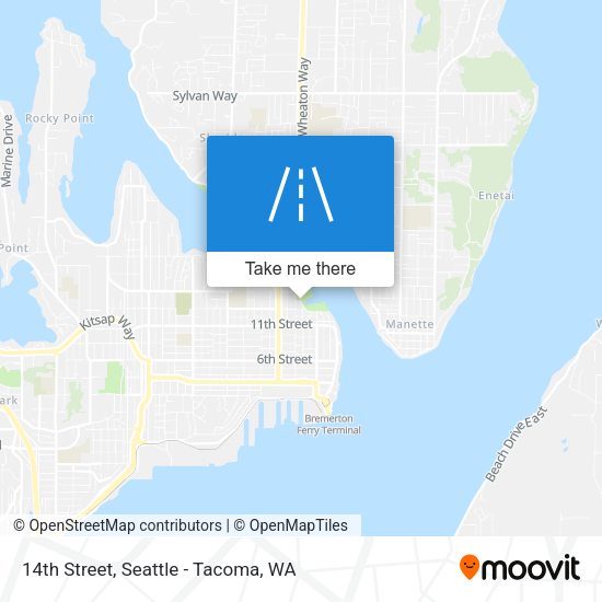 14th Street map