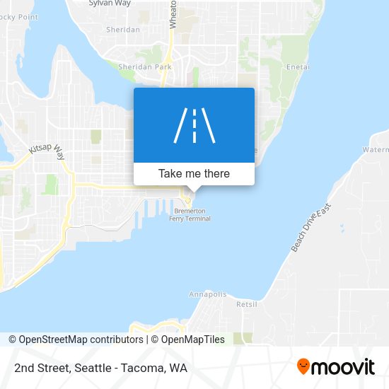 2nd Street map