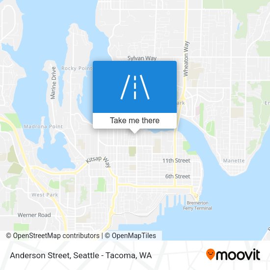 Anderson Street map