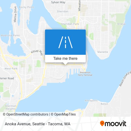 Anoka Avenue map