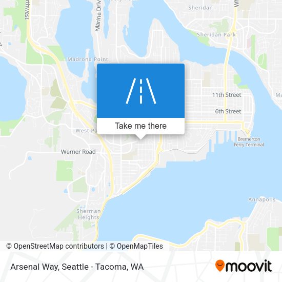 Arsenal Way map