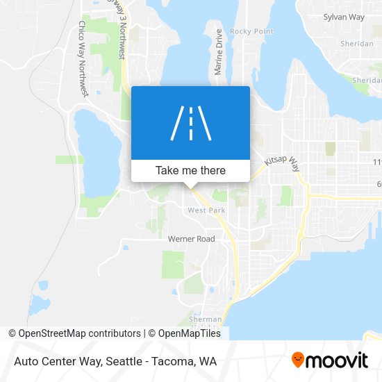 Mapa de Auto Center Way