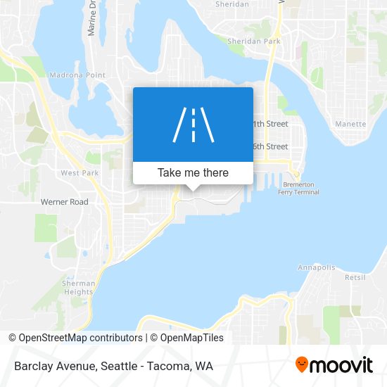 Barclay Avenue map