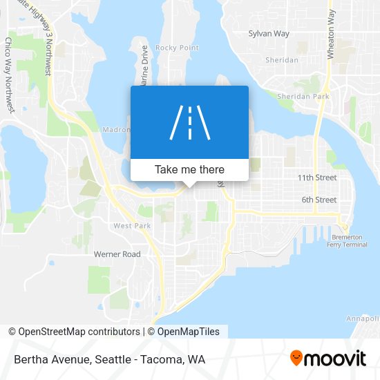 Bertha Avenue map