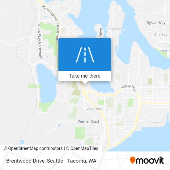 Brentwood Drive map