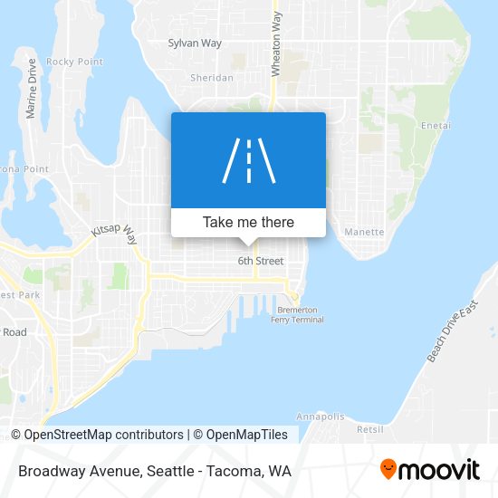 Mapa de Broadway Avenue