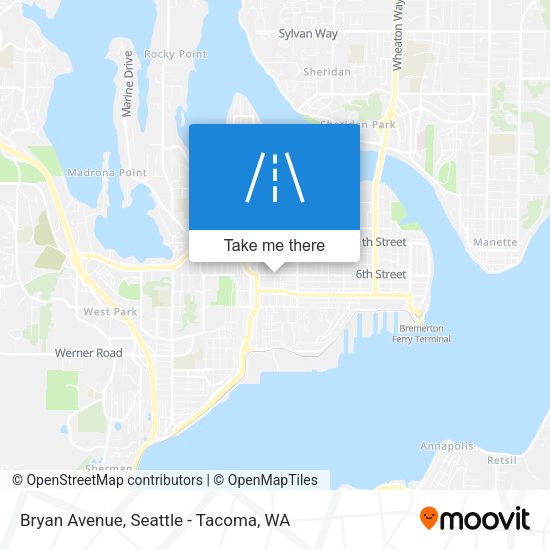 Bryan Avenue map