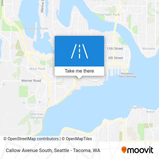 Callow Avenue South map