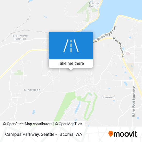 Campus Parkway map