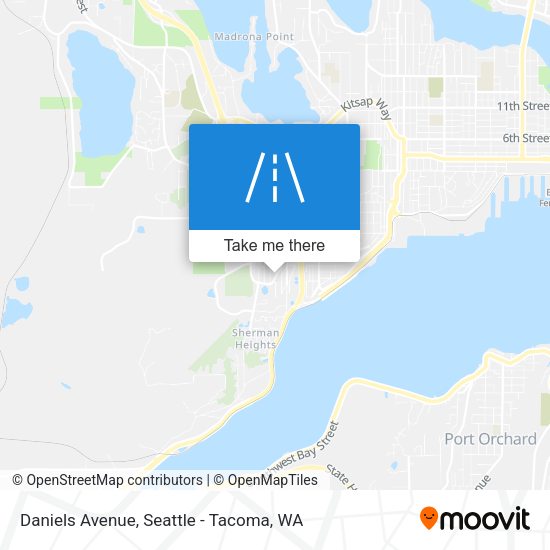 Mapa de Daniels Avenue
