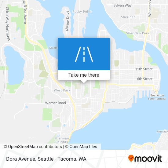 Dora Avenue map