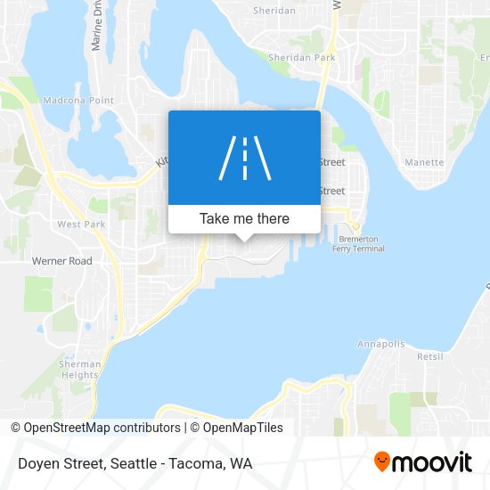 Mapa de Doyen Street