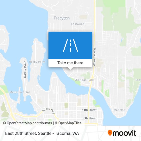 Mapa de East 28th Street