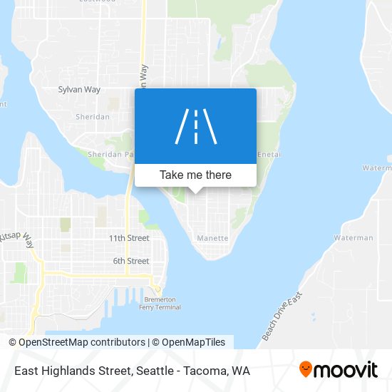 East Highlands Street map