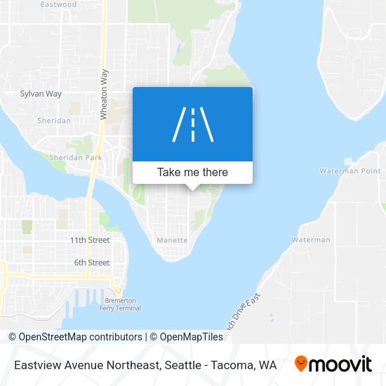 Eastview Avenue Northeast map