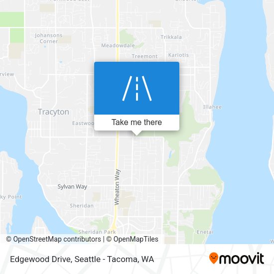 Edgewood Drive map