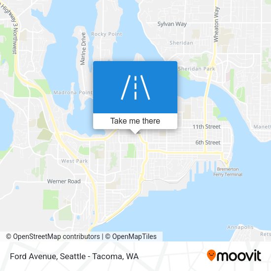 Mapa de Ford Avenue