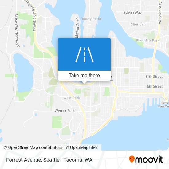 Mapa de Forrest Avenue
