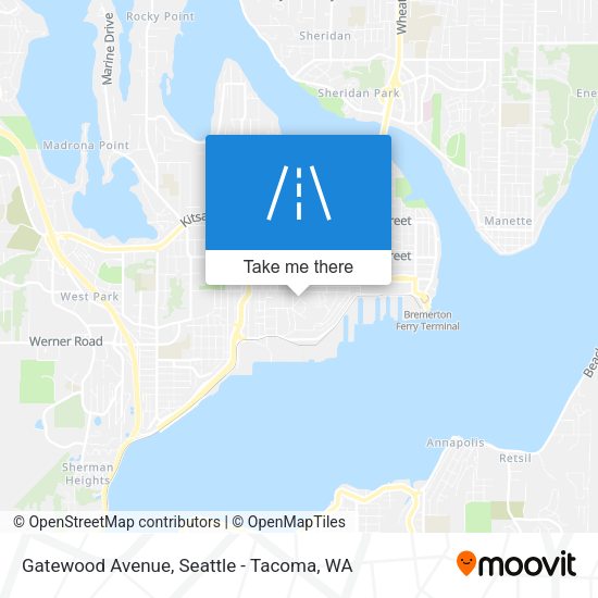 Gatewood Avenue map