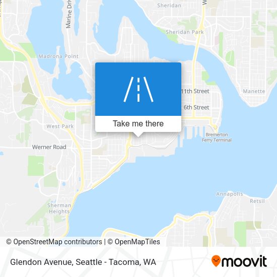 Glendon Avenue map