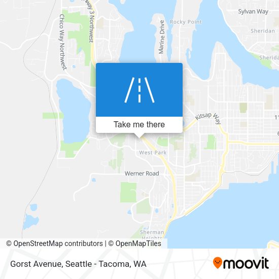 Gorst Avenue map