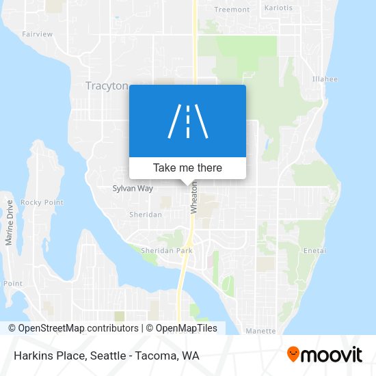 Harkins Place map