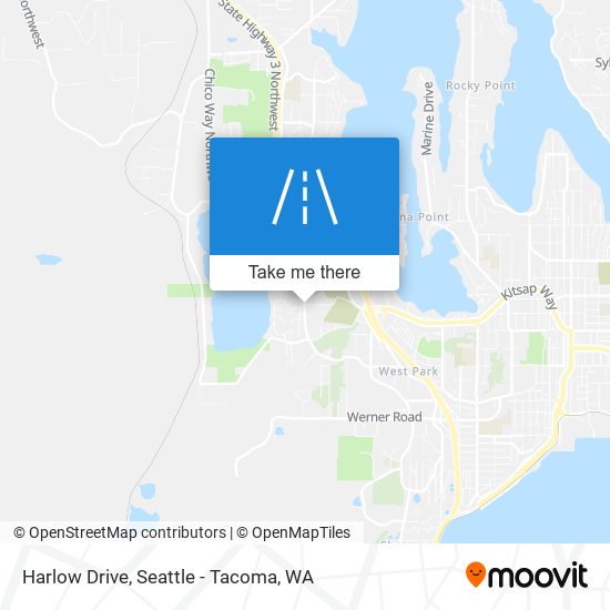 Harlow Drive map