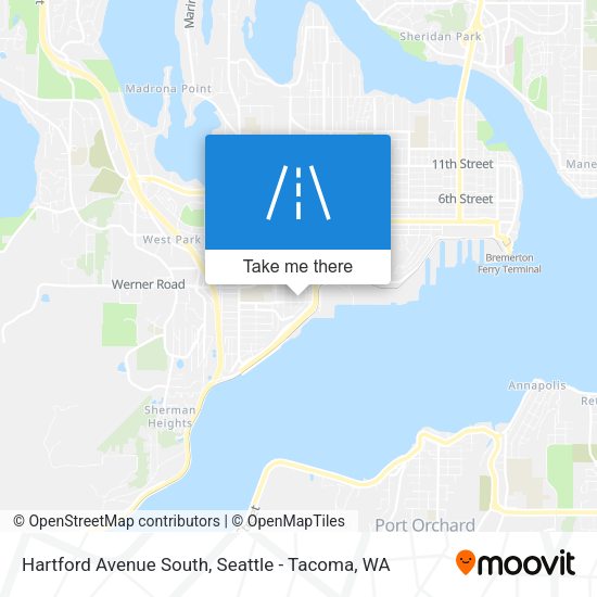 Mapa de Hartford Avenue South