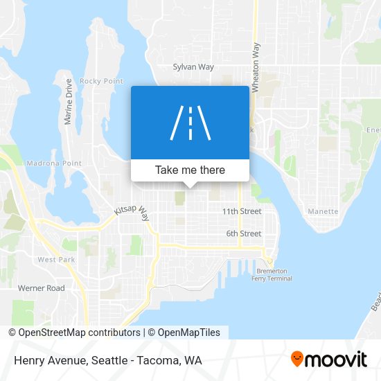 Mapa de Henry Avenue